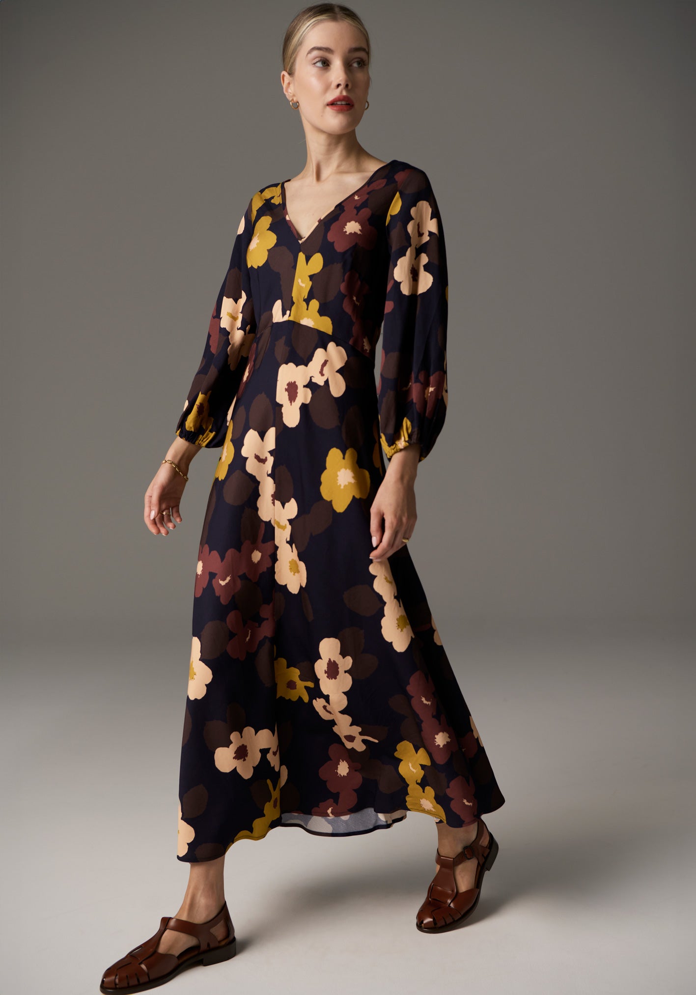 POL - Della Bias Dress - Della Print main image 0