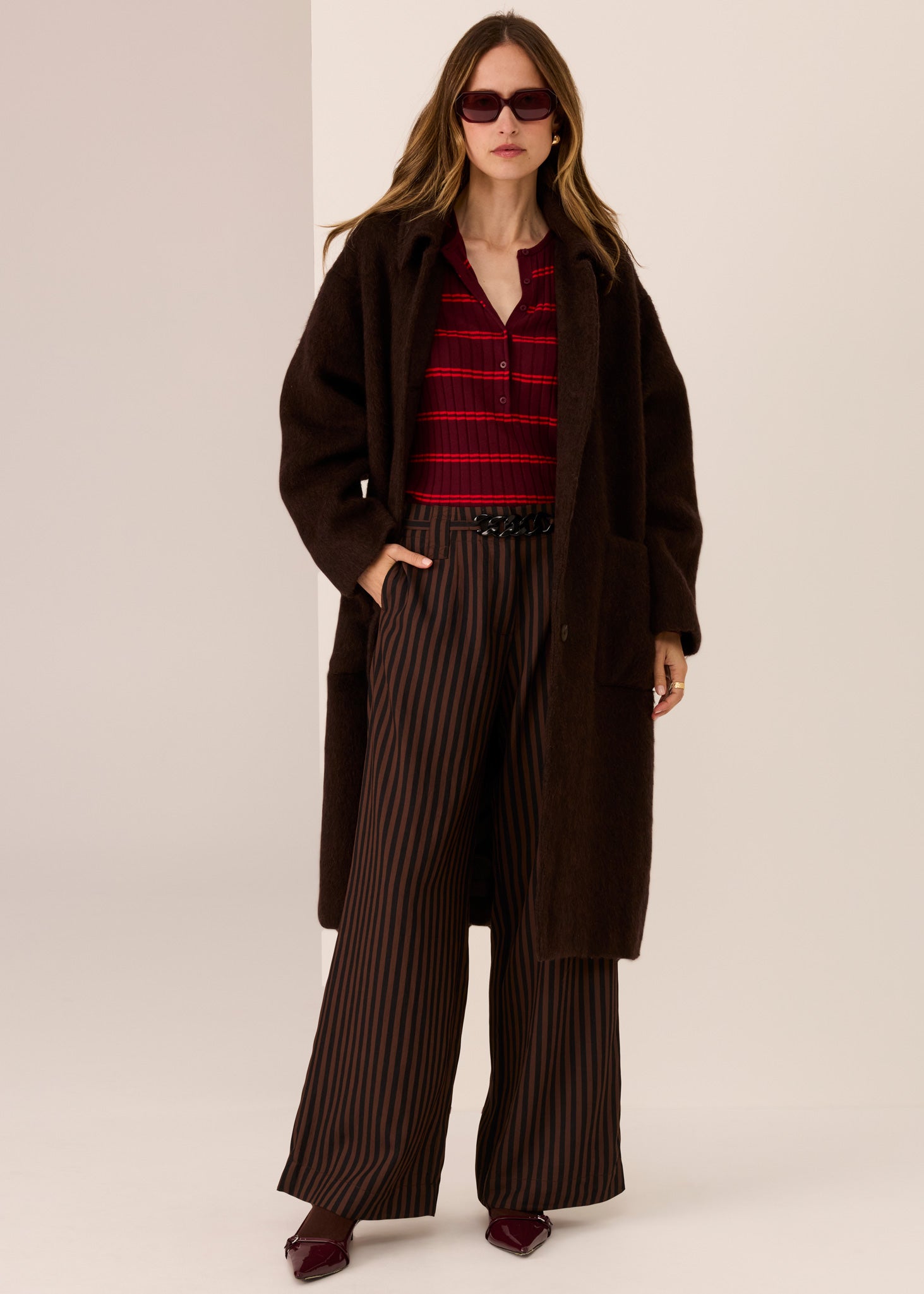 Mirren Long Coat – POL Clothing Australia