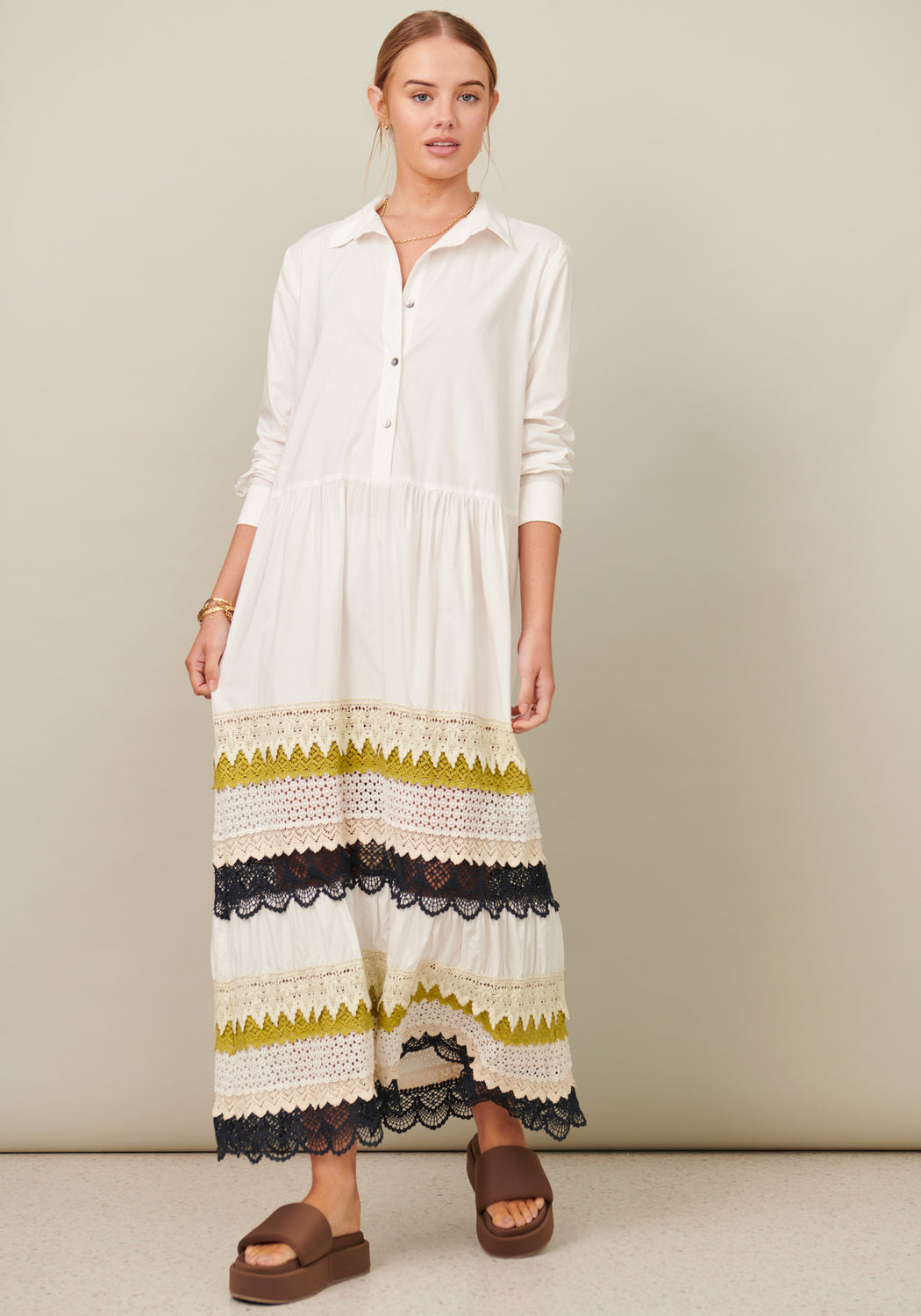 Camilla Maxi Shirt Dress