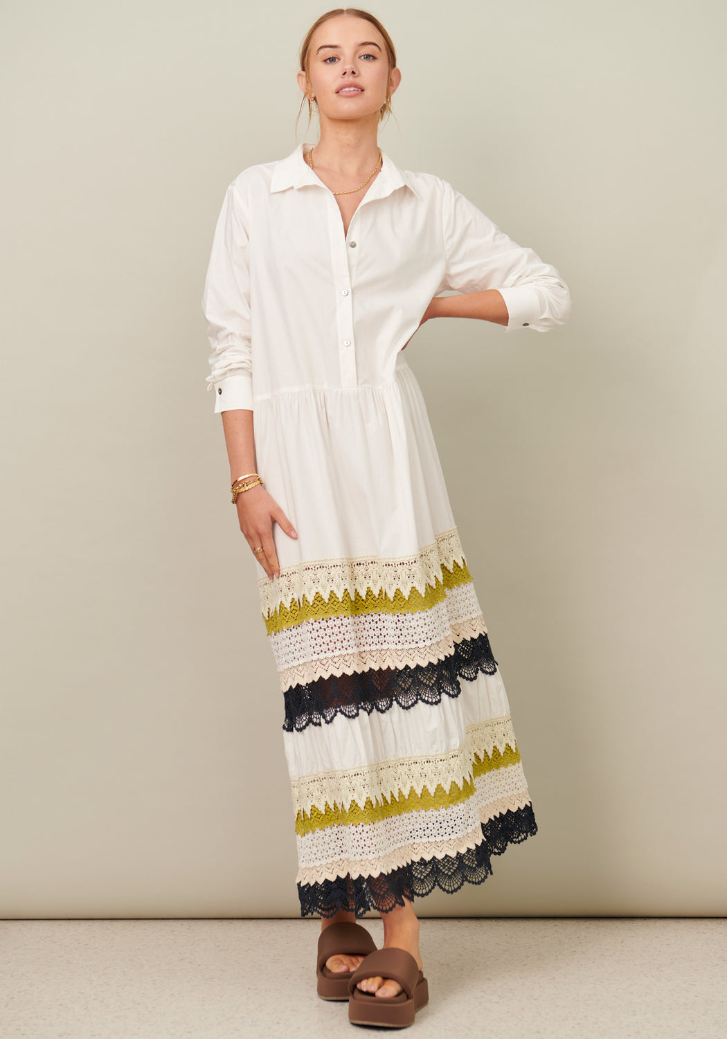 Camilla Maxi Shirt Dress