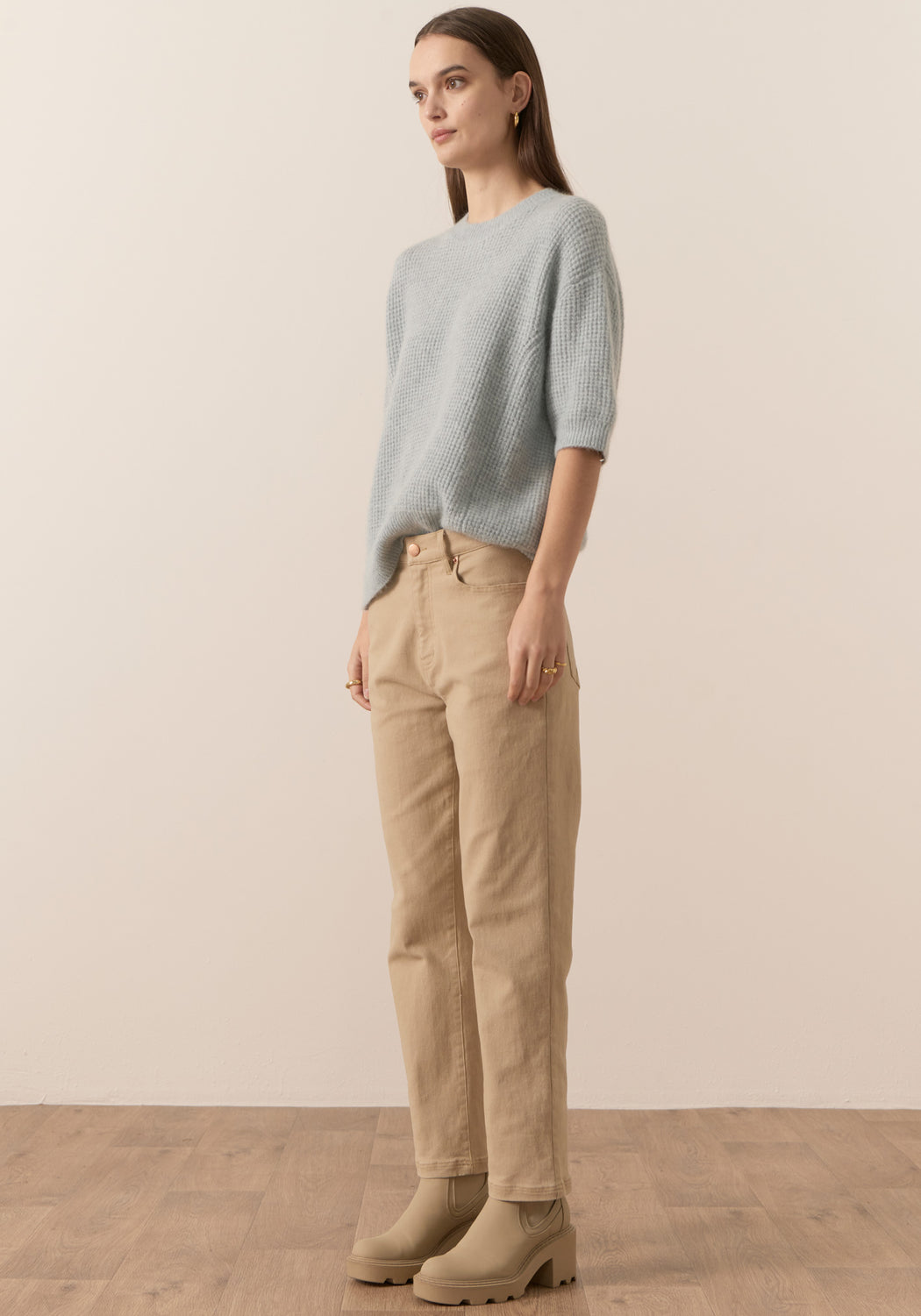 Jane Pointelle Knit Tee