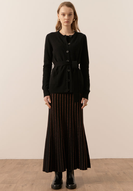 POL Embroidered Pearls Open Front Sleeveless Cardigan