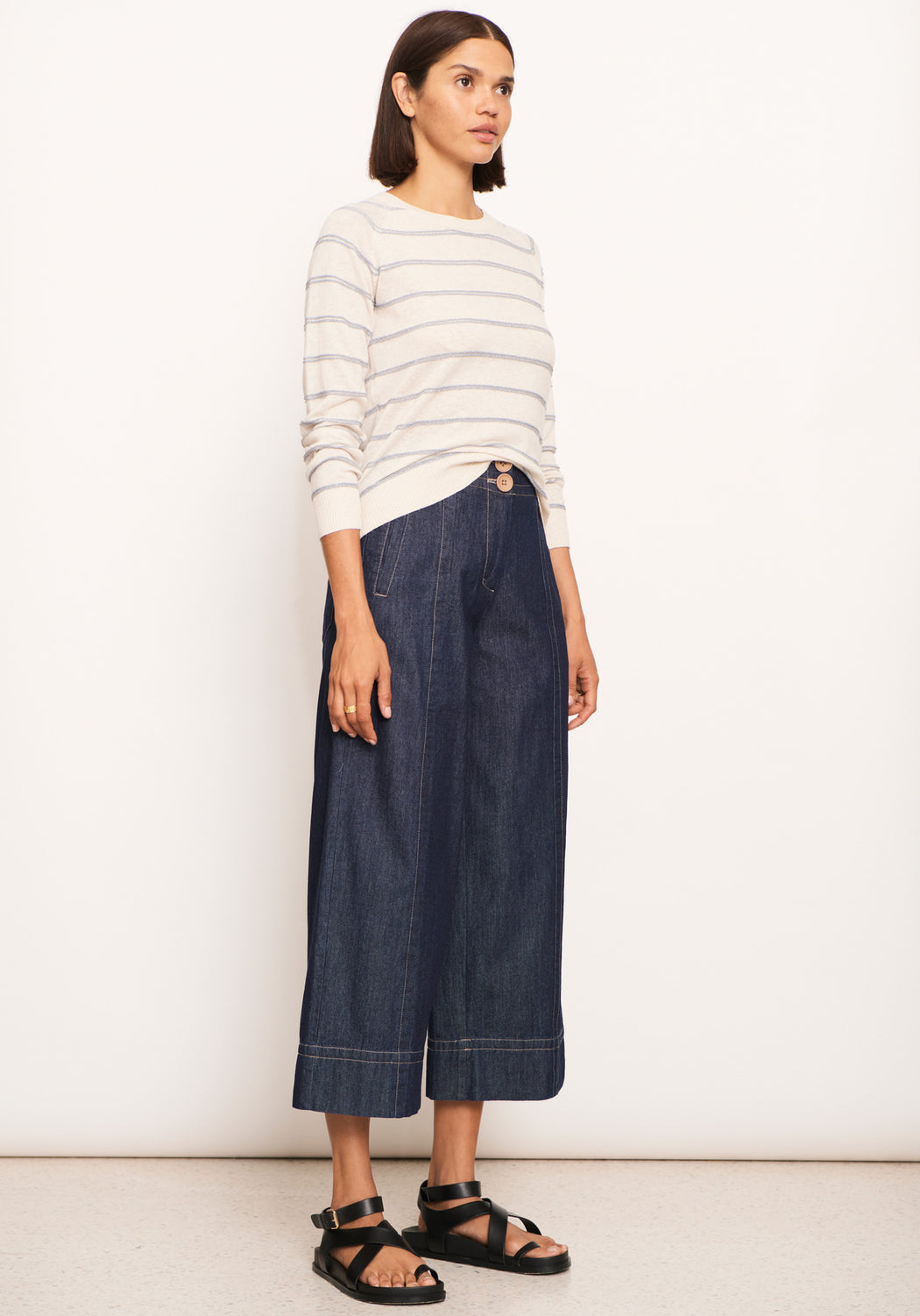 Lido Lurex Stripe Knit