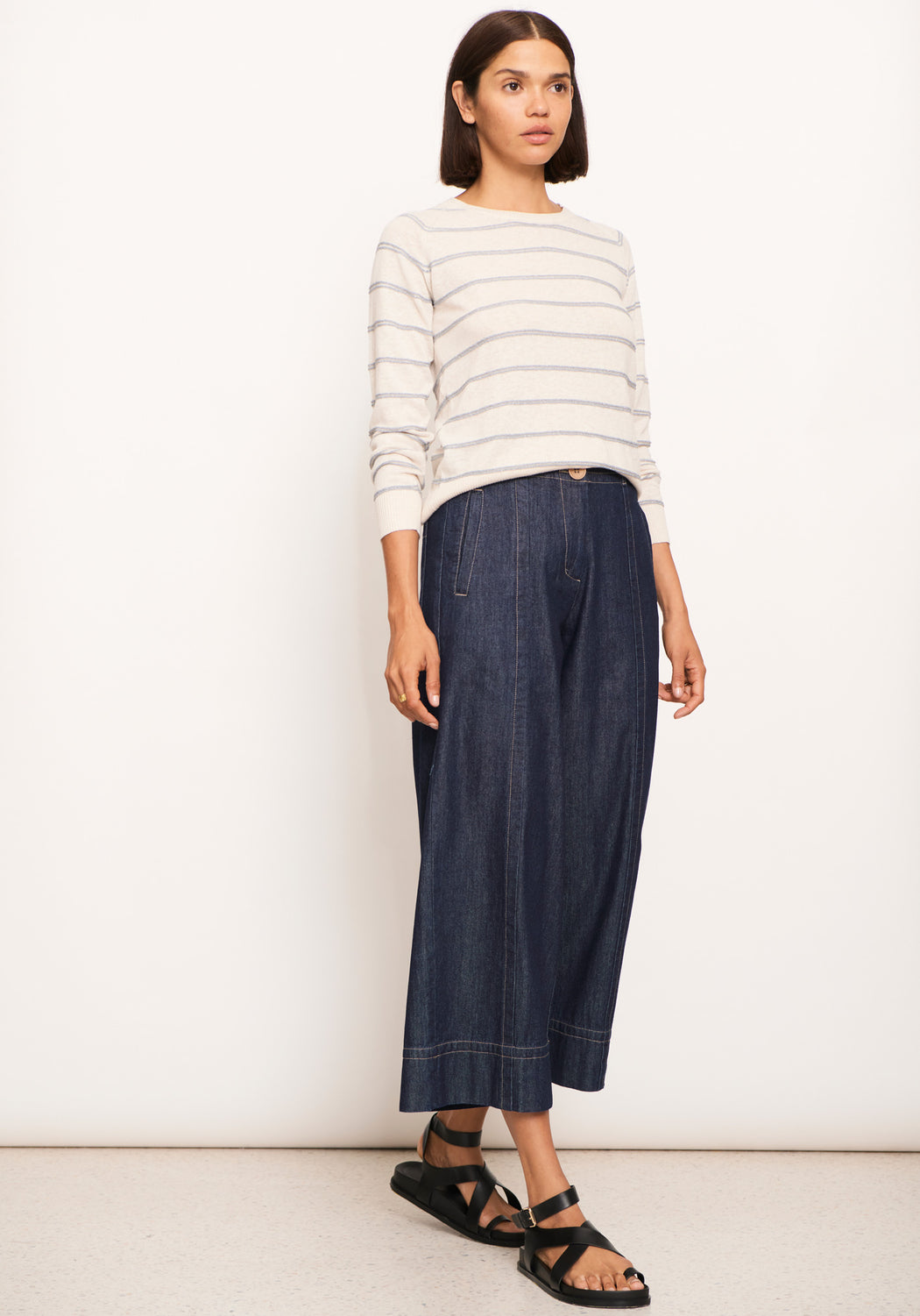 Lido Lurex Stripe Knit