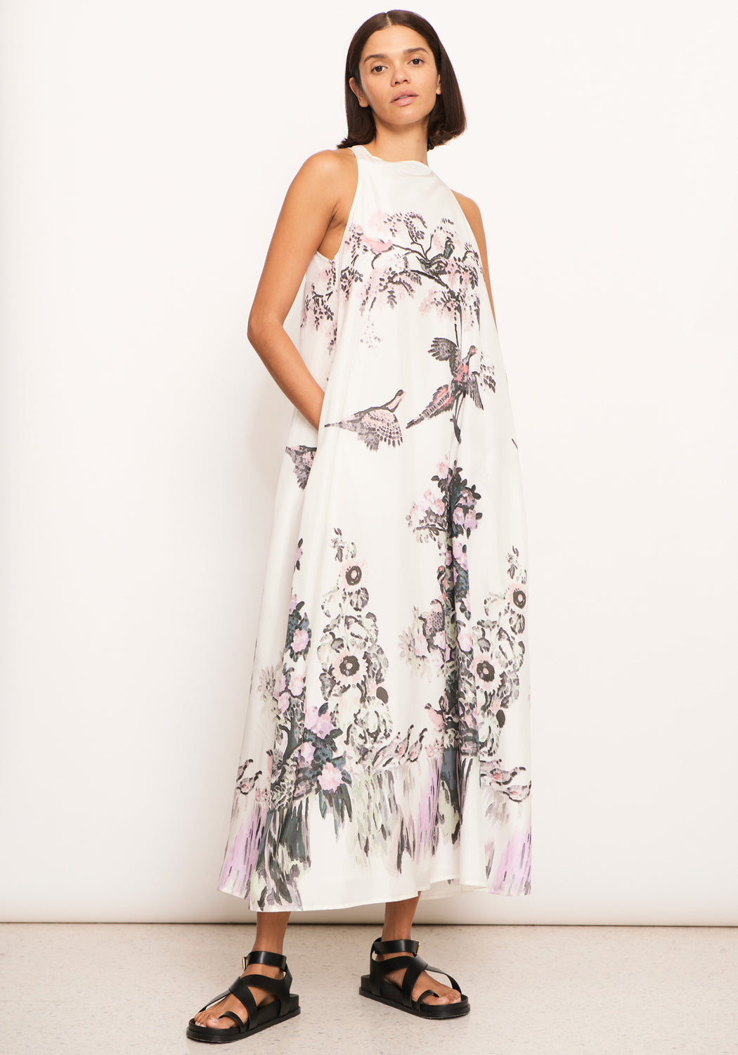 Tambi Silk Maxi Dress