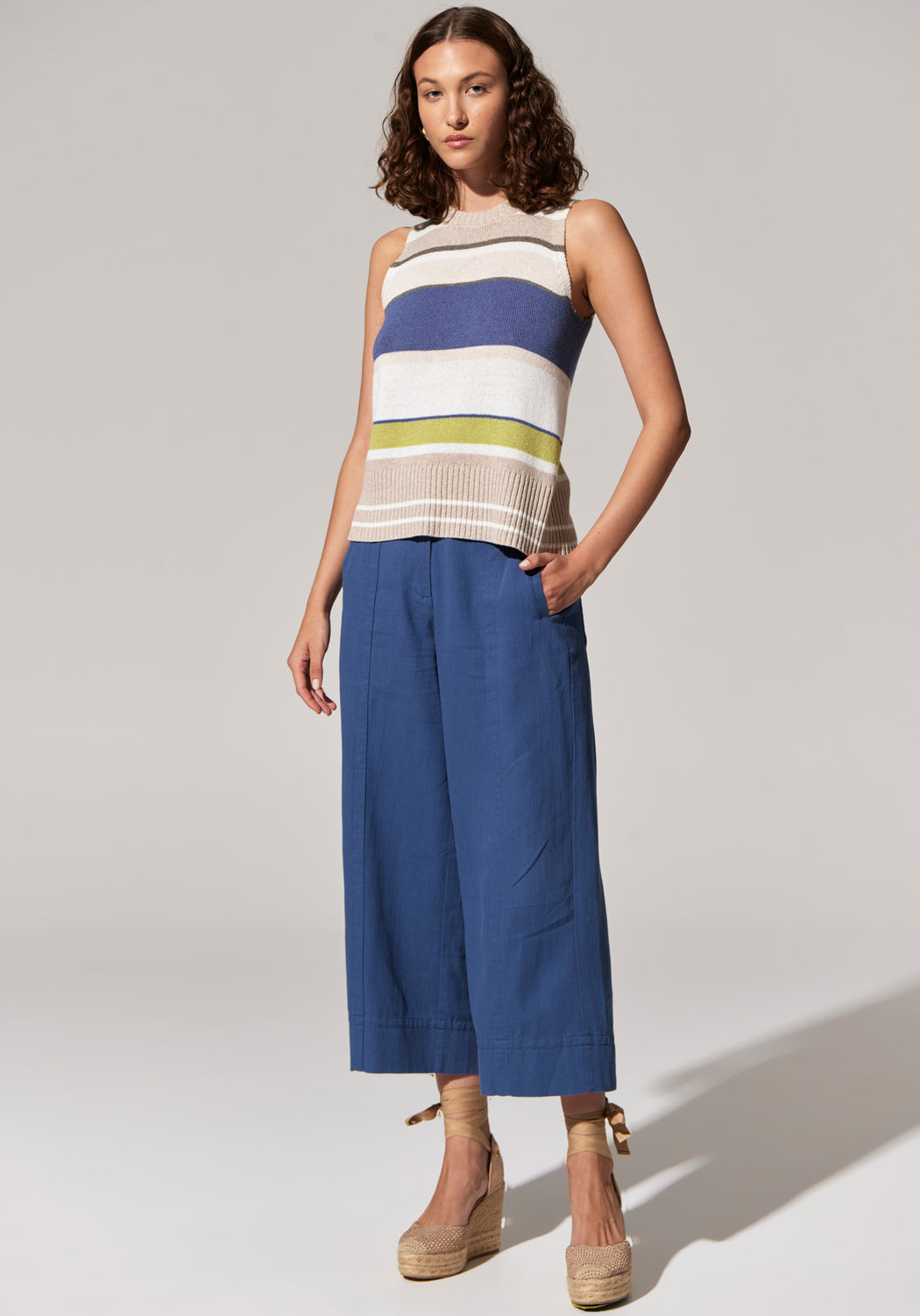 Estel Stripe Knit Tank