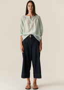 Carsen Crop Denim Pant