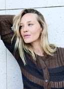 Sable Striped Cardigan