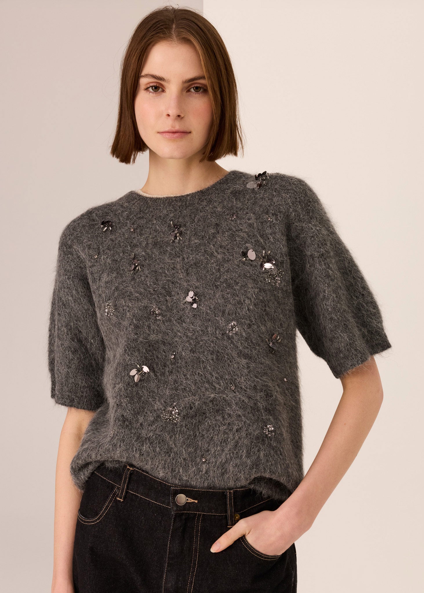 Haviland Beaded Knit Tee – POL Clothing Australia