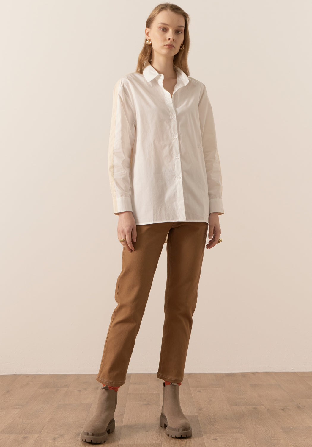 Eyre Contrast Back Shirt