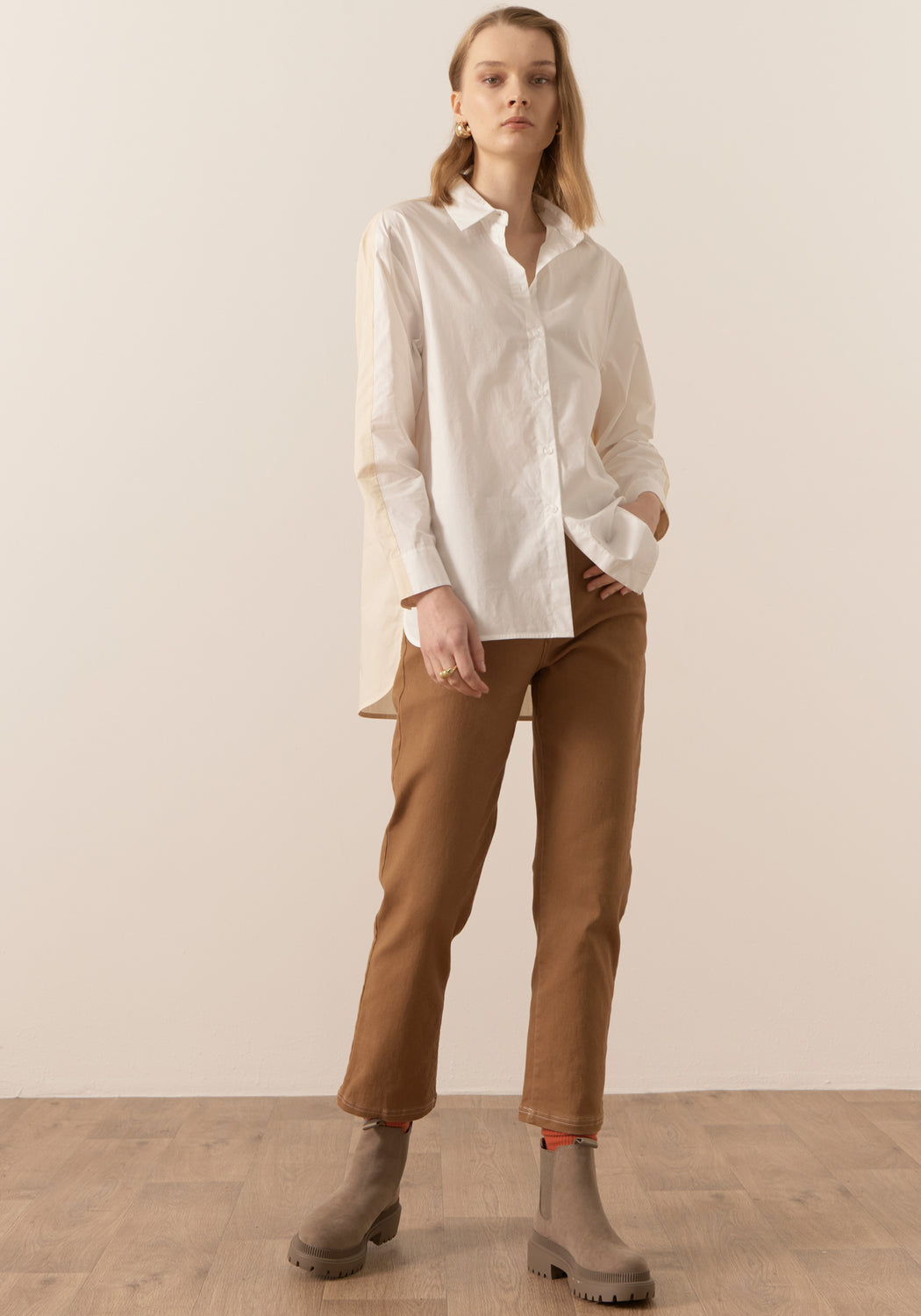 Eyre Contrast Back Shirt