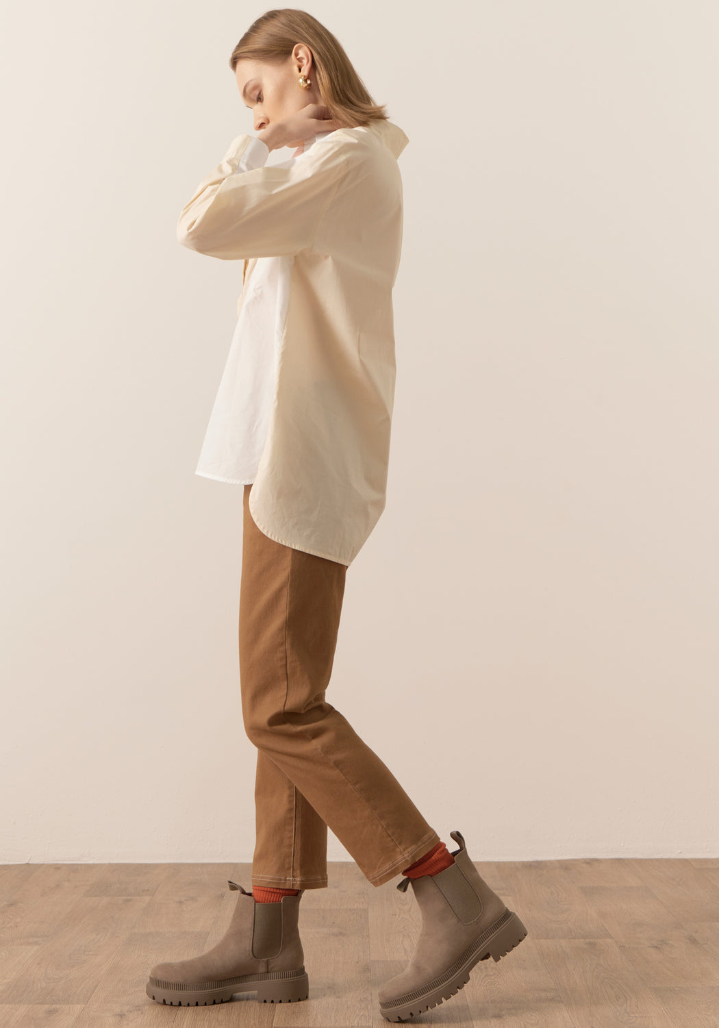 Eyre Contrast Back Shirt