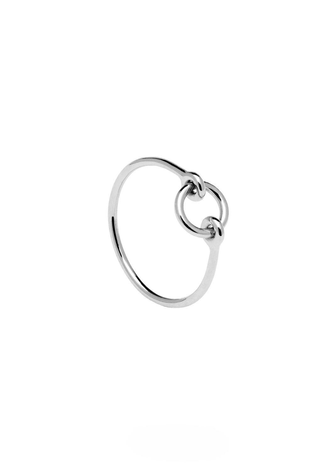 Chance Silver Open Circle Ring