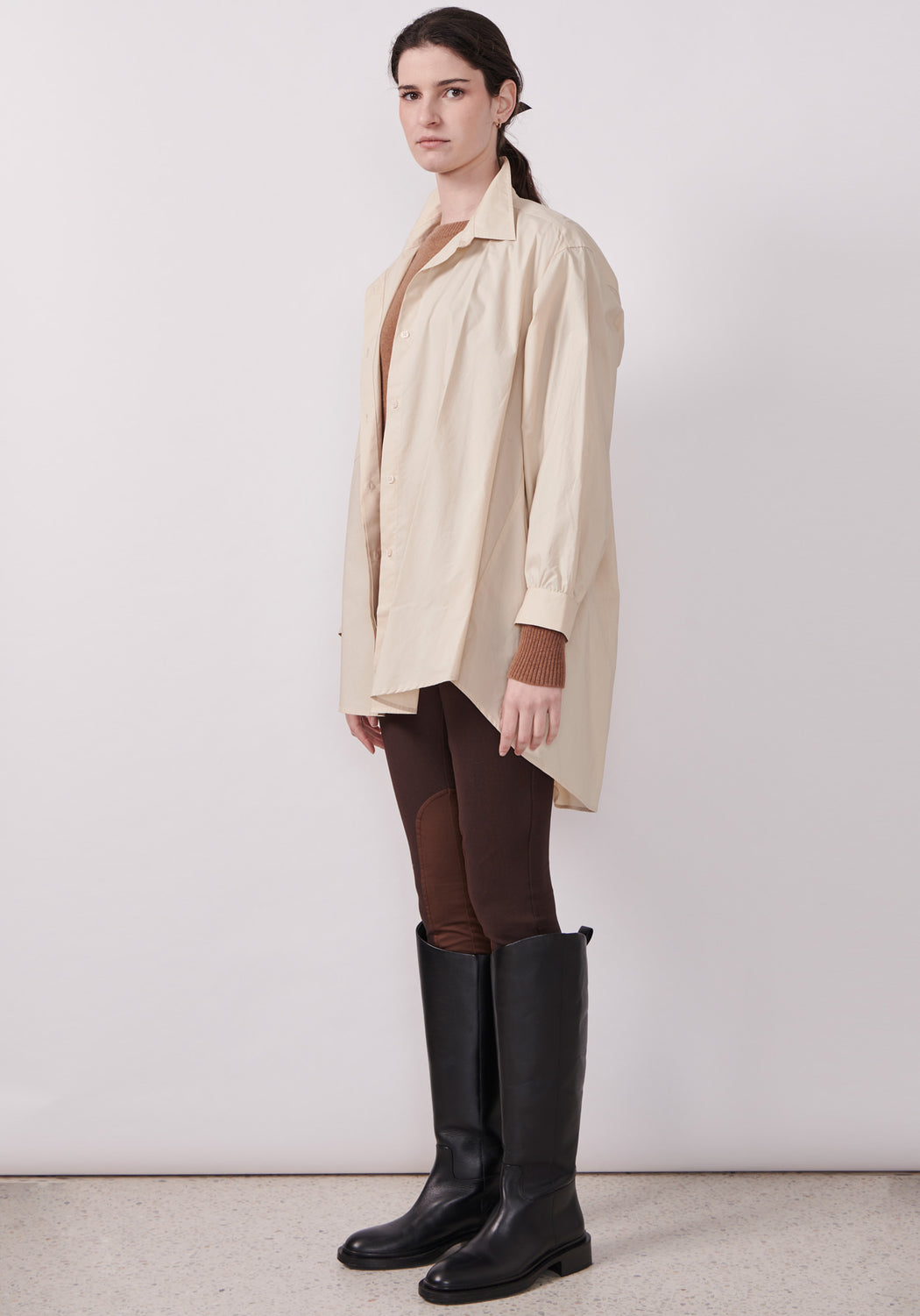 Ryder Draped Back Shirt