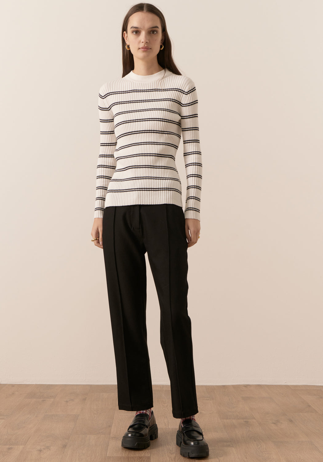 Scarlet Striped Knit