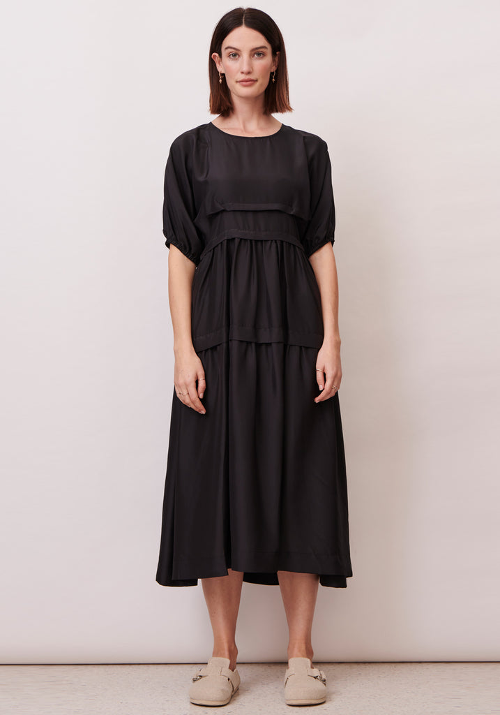 Lantern Silk Dress — POL Clothing Australia